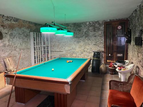 Biliár nebo kulečník v ubytování B&B Ameglia