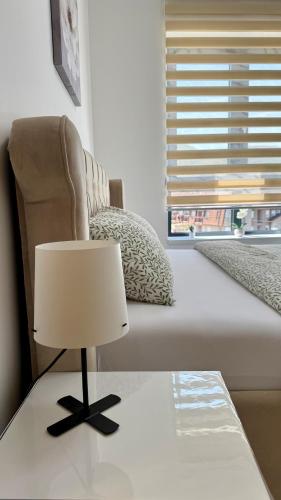 Aleksandar apartman Sokobanjaにあるシーティングエリア