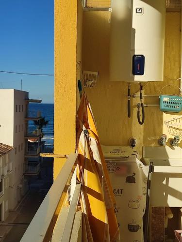 a balcony with a view of the ocean at Relax on Miramar Beach in Miramar