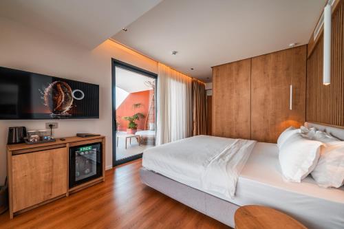 Postel nebo postele na pokoji v ubytování Hotel Vale