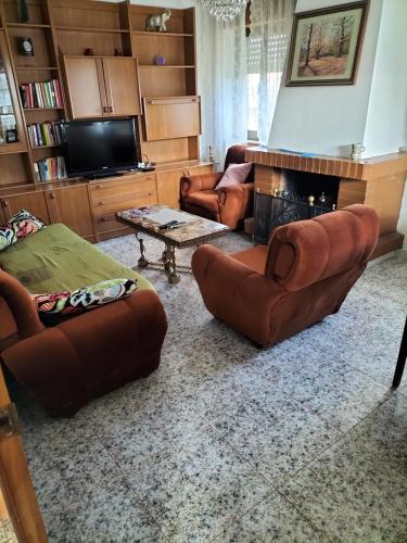 Et opholdsområde på Casa familiar Sanabria