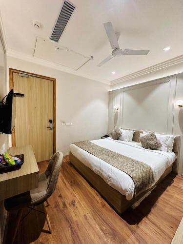 Postel nebo postele na pokoji v ubytování Hotel Euphoria Green