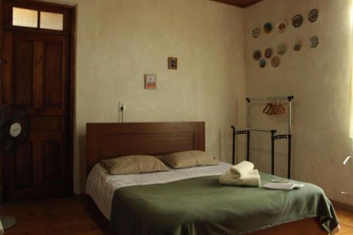 Cama o camas de una habitación en Guest house Tecoma