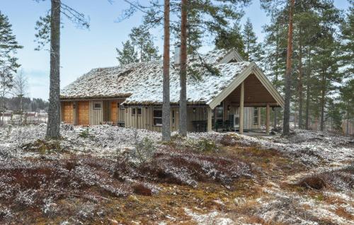 Beautiful Home In Koppom With Sauna v zimě