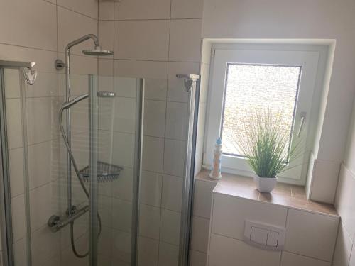 Koupelna v ubytování Wattn Kiste Ahoi Büsum