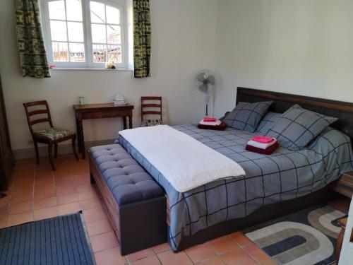 Postel nebo postele na pokoji v ubytování Maison d'hôtes