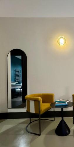 Posezení v ubytování Adaram Suites