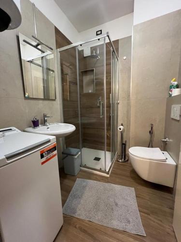 Koupelna v ubytování Apartamento Malpensa Milano