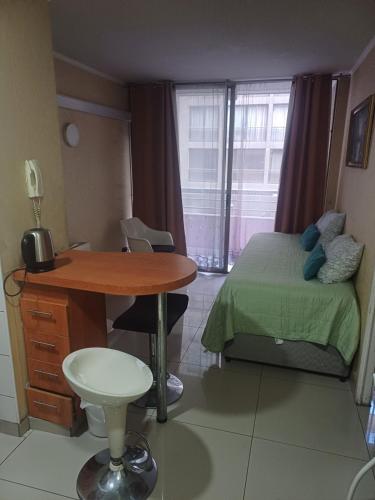 Llit o llits en una habitació de Apartment 209