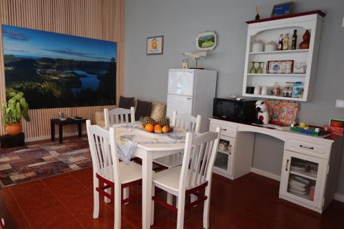 Η κουζίνα ή μικρή κουζίνα στο Casa do Calço