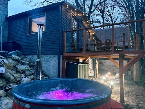 Wellness Chata Hideaway se saunou a vířivkou