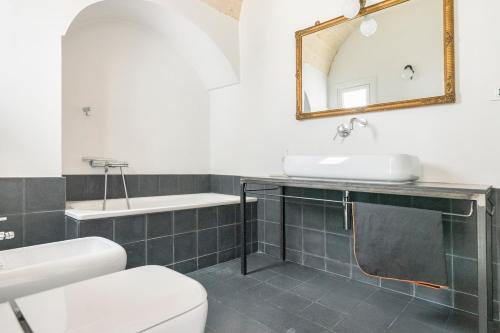 Koupelna v ubytování Casa dell'Arciprete Dimora storica