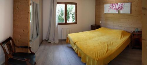 Postel nebo postele na pokoji v ubytování Confortable, au calme avec jardin, jolie vue - G3