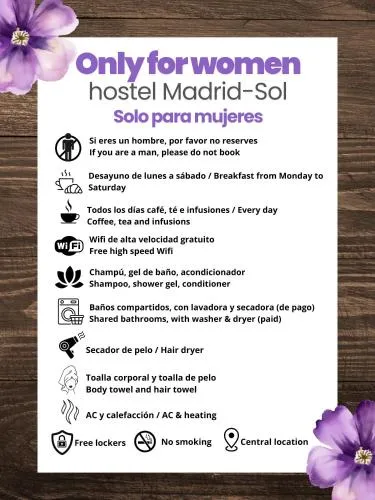 Only for Women Hostel Madrid-Sol photo 4