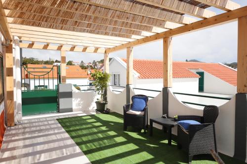 Χώρος καθιστικού στο Casa do Calço