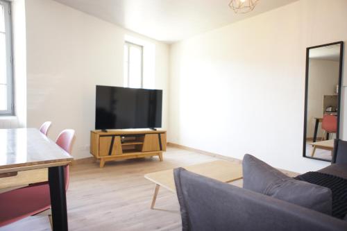 Μια τηλεόραση ή/και κέντρο ψυχαγωγίας στο Appartement la Dolce Via