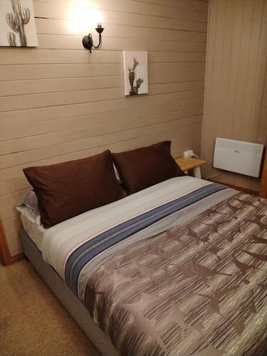 Postel nebo postele na pokoji v ubytování Habitacion Arrayan