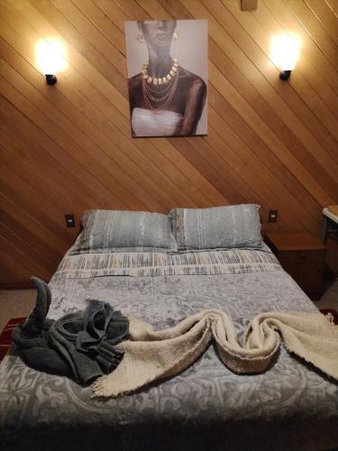 Postel nebo postele na pokoji v ubytování Habitación Coigue