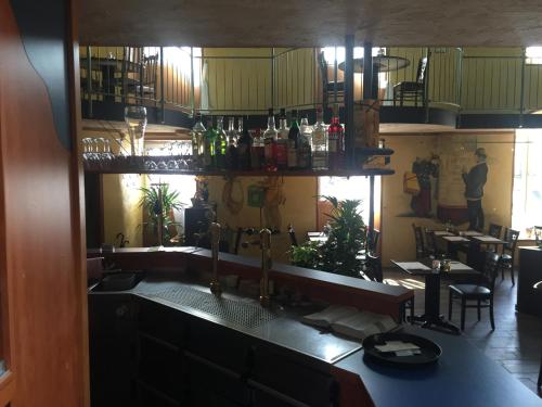 Lounge nebo bar v ubytování Beim Heines