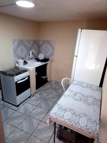 Dapur atau dapur kecil di Osascoflats - Flats Mobiliados no Centro de Osasco