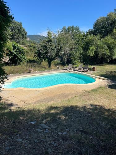 Πισίνα στο ή κοντά στο Gîte de la Croisette Sud Ardèche piscine