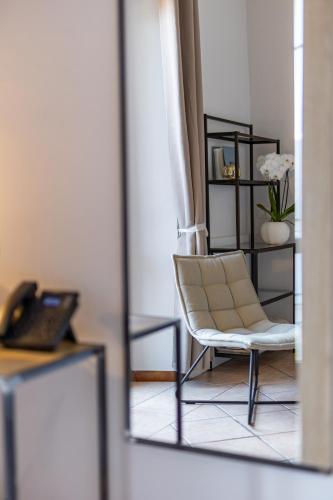 Χώρος καθιστικού στο Hotel Il Perlo