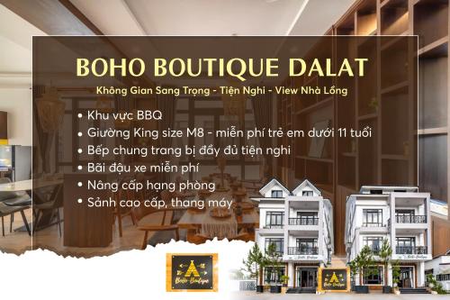 a poster of a building in a building at Boho Boutique Da Lat - View nhà lồng lãng mạn in Da Thanh