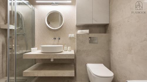 Koupelna v ubytování Jantar Resort Flatbook - Wynajem Apartamentów nad Morzem