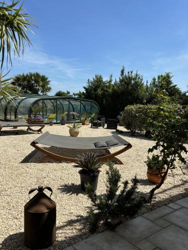 Taman di luar A l'Orée Des Vignes