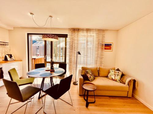 Posezení v ubytování Color Stay Nida - cozy 2 bedroom appartment