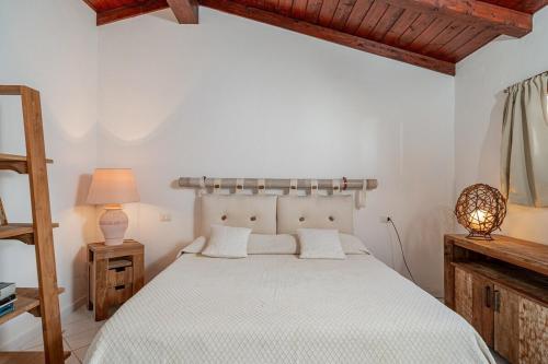 Ένα ή περισσότερα κρεβάτια σε δωμάτιο στο Villa Ninfea - sea view and relax