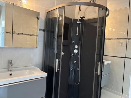 Kylpyhuone majoituspaikassa Appartement