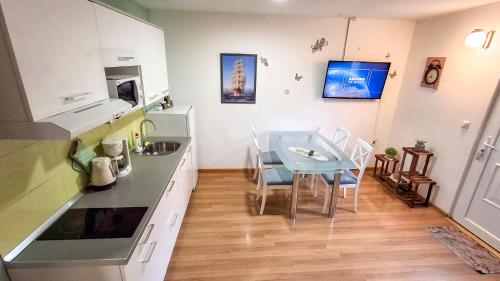 Η κουζίνα ή μικρή κουζίνα στο Apartment Ugrina