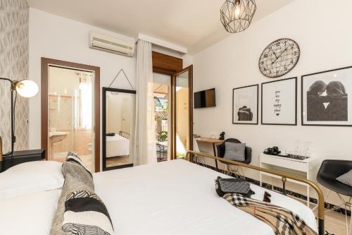 Postel nebo postele na pokoji v ubytování B&B Calamoresca