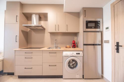 Cucina o angolo cottura di NUBA apartamentos turísticos
