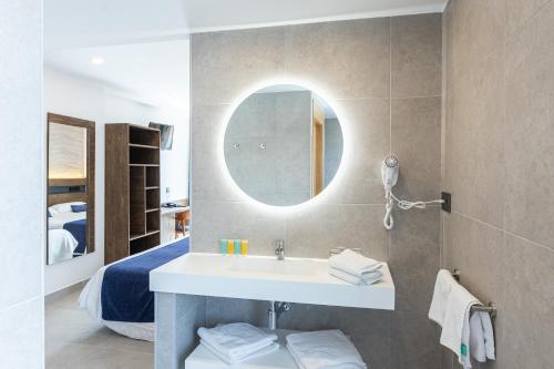 Koupelna v ubytování Hotel Internacional