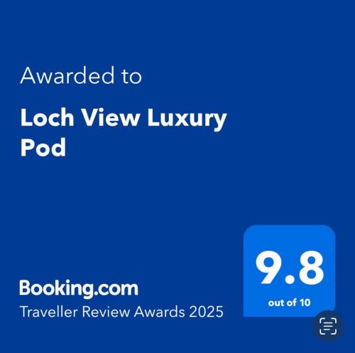 Fotografie z fotogalerie ubytování Loch View Luxury Pod v destinaci Connel