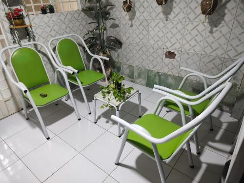 Een zitgedeelte bij Casa aconchegante!