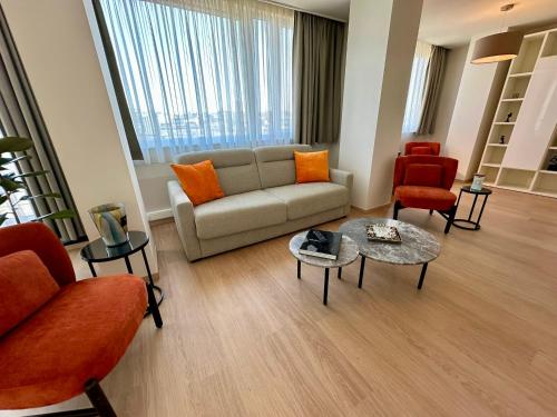 Ein Sitzbereich in der Unterkunft Penthouse Grand Place - 2bd - 200sqm Terrace