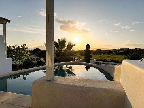 Argana Naxos private villa with pool and garden