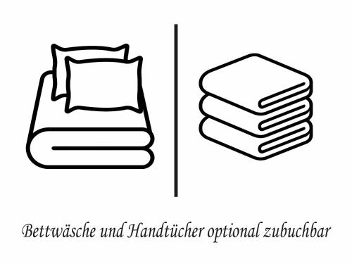 two black and white illustrations of a stack of books at Achtern Diek 12c - Wohnung 3 in Müggenburg