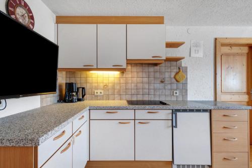 Kuchyň nebo kuchyňský kout v ubytování Wegscheiderhof