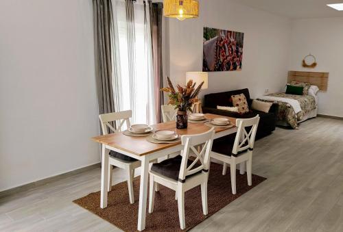 Χώρος καθιστικού στο Apartamentos Turísticos A.Parra
