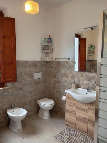 Koupelna v ubytování Casa Branchetti