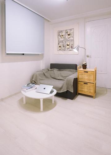 The Shim Anam 3rooms late check in-outにあるベッド