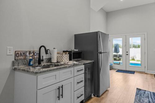 Una cocina o cocineta en Never Lost home