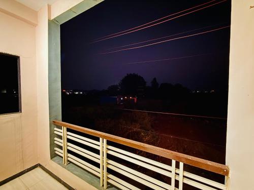 Balkón nebo terasa v ubytování Hotel Vrinda Maheshwar