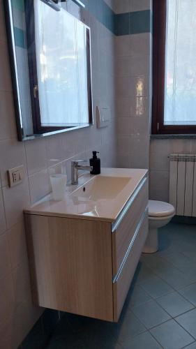 Koupelna v ubytování B&B 7 Laghi