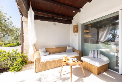 Χώρος καθιστικού στο Casa Luce