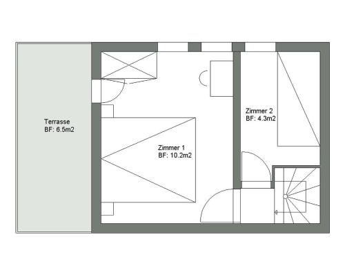 Plano de Chalet Edith Oberems